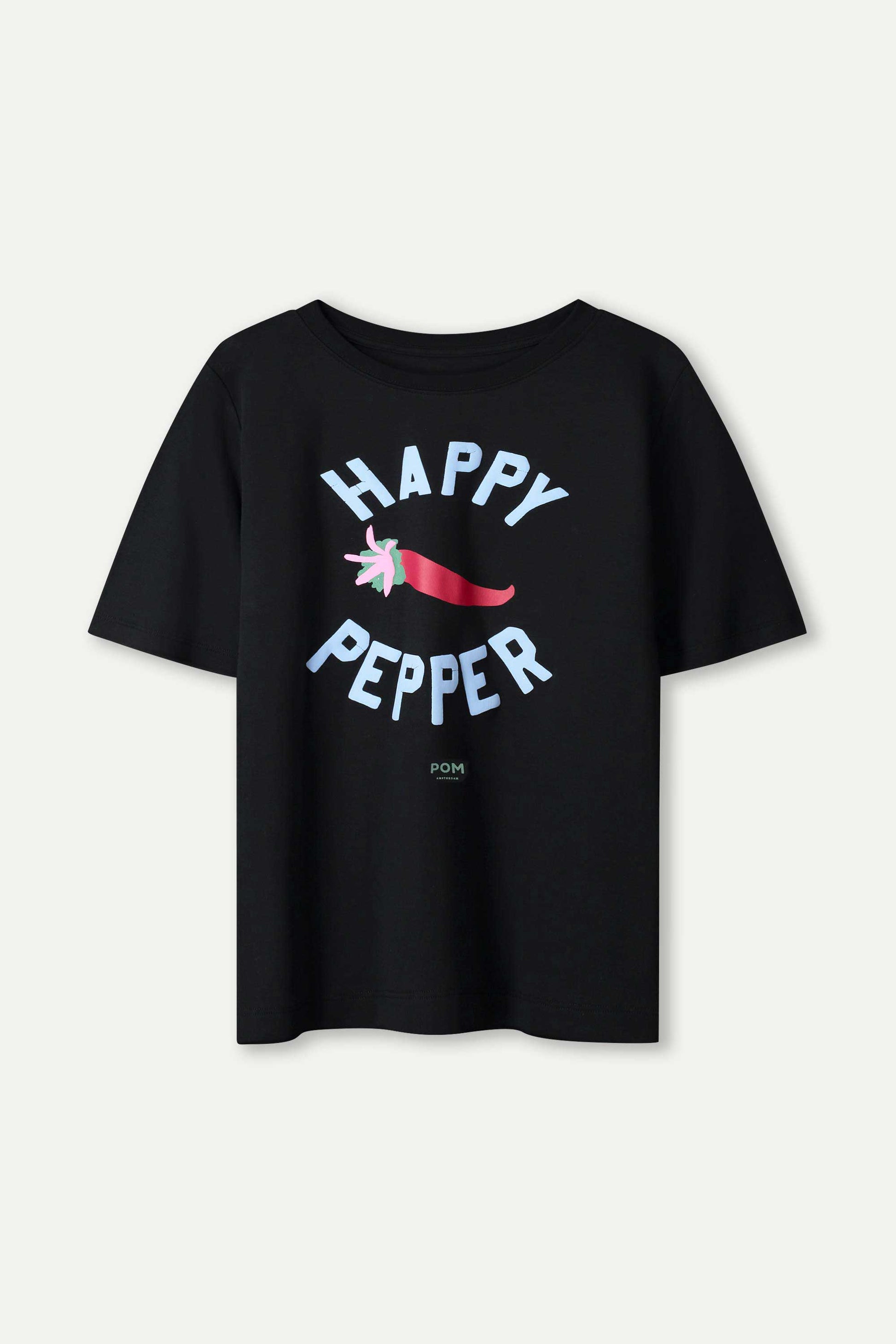 POM Amsterdam Tshirts TSHIRT - Garden Pepper