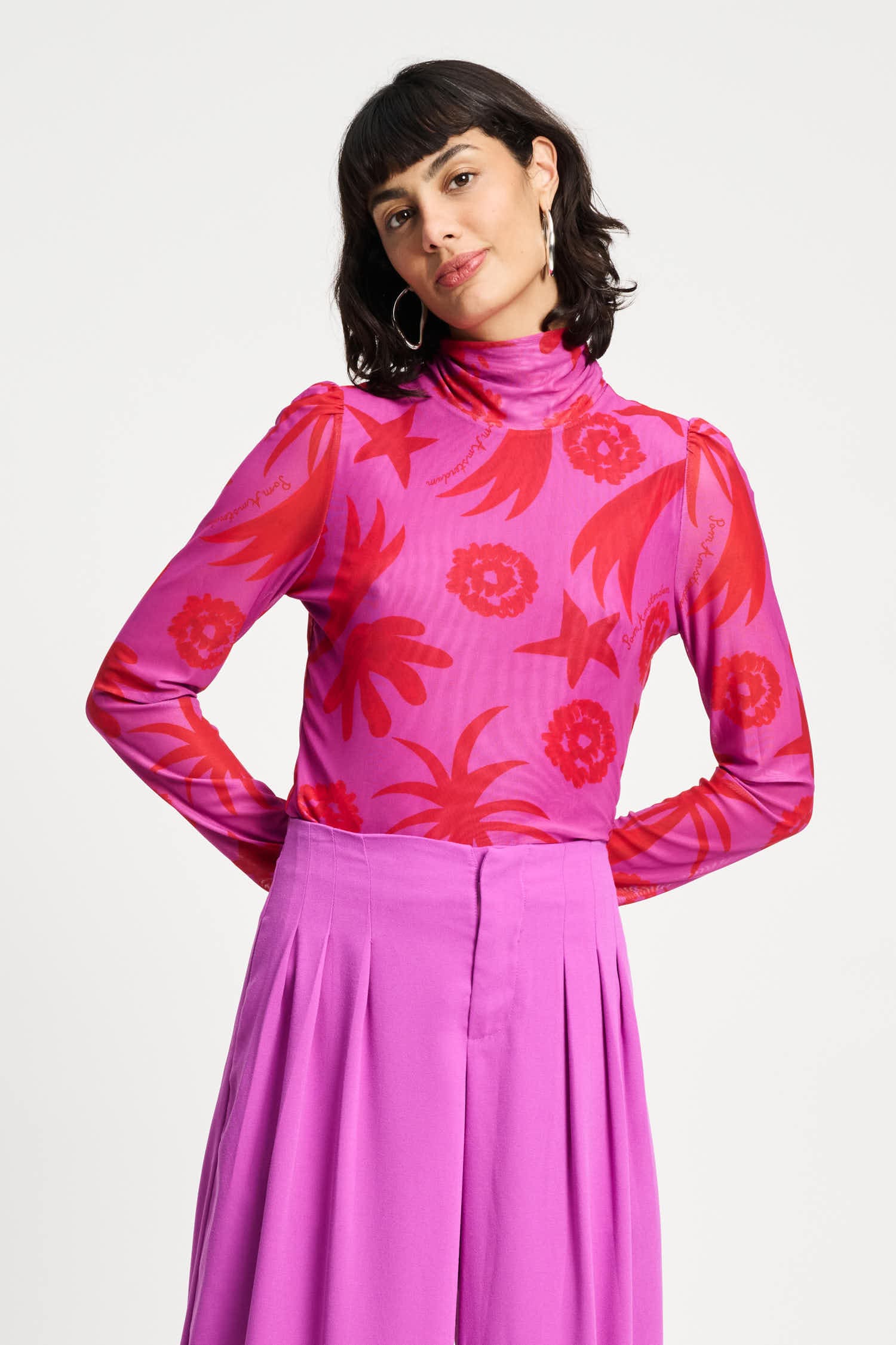 POM Amsterdam Turtlenecks TURTLENECK - Splashing Fireworks