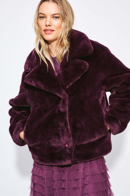 VESTE - Cleo Dark Plum