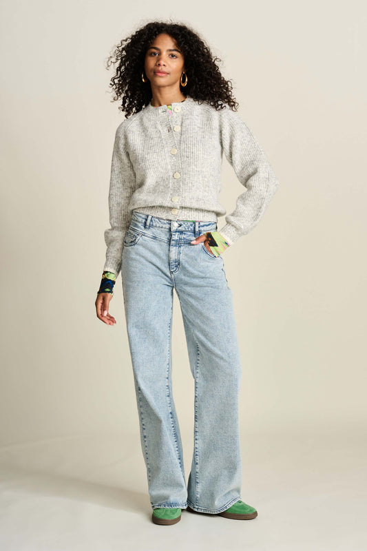 JEANS - Pantalon jambes larges Light Blue