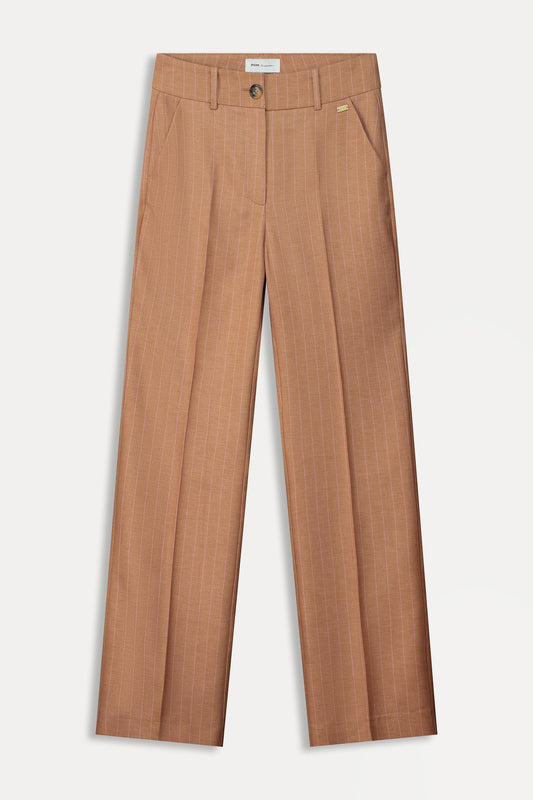 PANTALON - Striped Sugar Brown