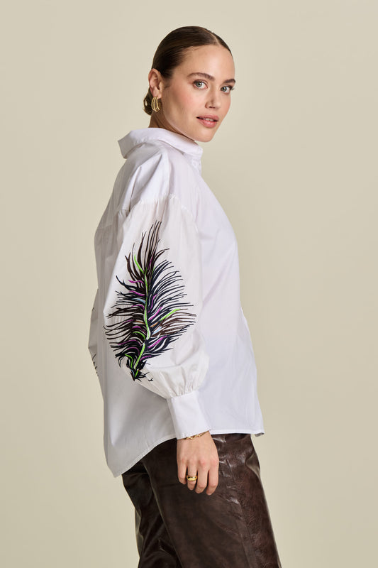 BLOUSE - Maxime Feather White