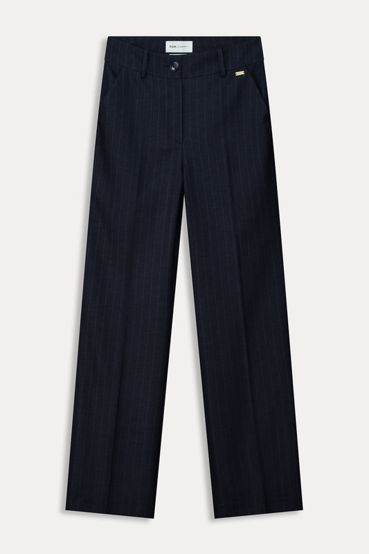 PANTALON - Striped Midnight Blue