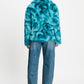 VESTE - Cleo Teal Green Animal