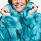VESTE - Cleo Teal Green Animal