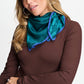 ÉCHARPE - Maya Bloom Teal Green