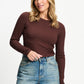 LONGSLEEVE - Rose Chocolate Brown
