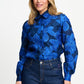 BLOUSE - Jade Bloom Cobalt Blue
