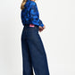 BLOUSE - Jade Bloom Cobalt Blue