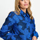 BLOUSE - Jade Bloom Cobalt Blue