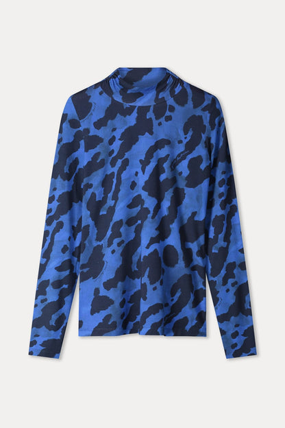 TURTLENECK - Romi Mesh Animal Eternal Blue