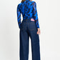 TURTLENECK - Romi Mesh Animal Eternal Blue