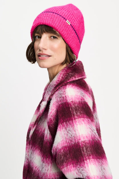 POM Amsterdam Accessoires Pink / OS BEANIE - Hanna Ultra Pink
