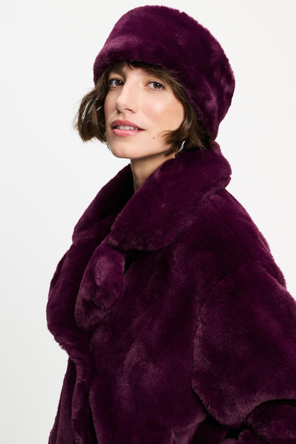 POM Amsterdam Accessoires Purple / OS HEADBAND - Caitlyn Dark Plum