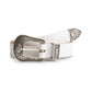 POM Amsterdam Belts CEINTURE - Billie Leather White