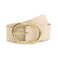 POM Amsterdam Belts CEINTURE - Olivia Suede Ecru