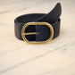 POM Amsterdam Belts CEINTURE - Olivia Suede Navy