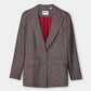POM Amsterdam Blazers BLAZER - Laurie Check Brown