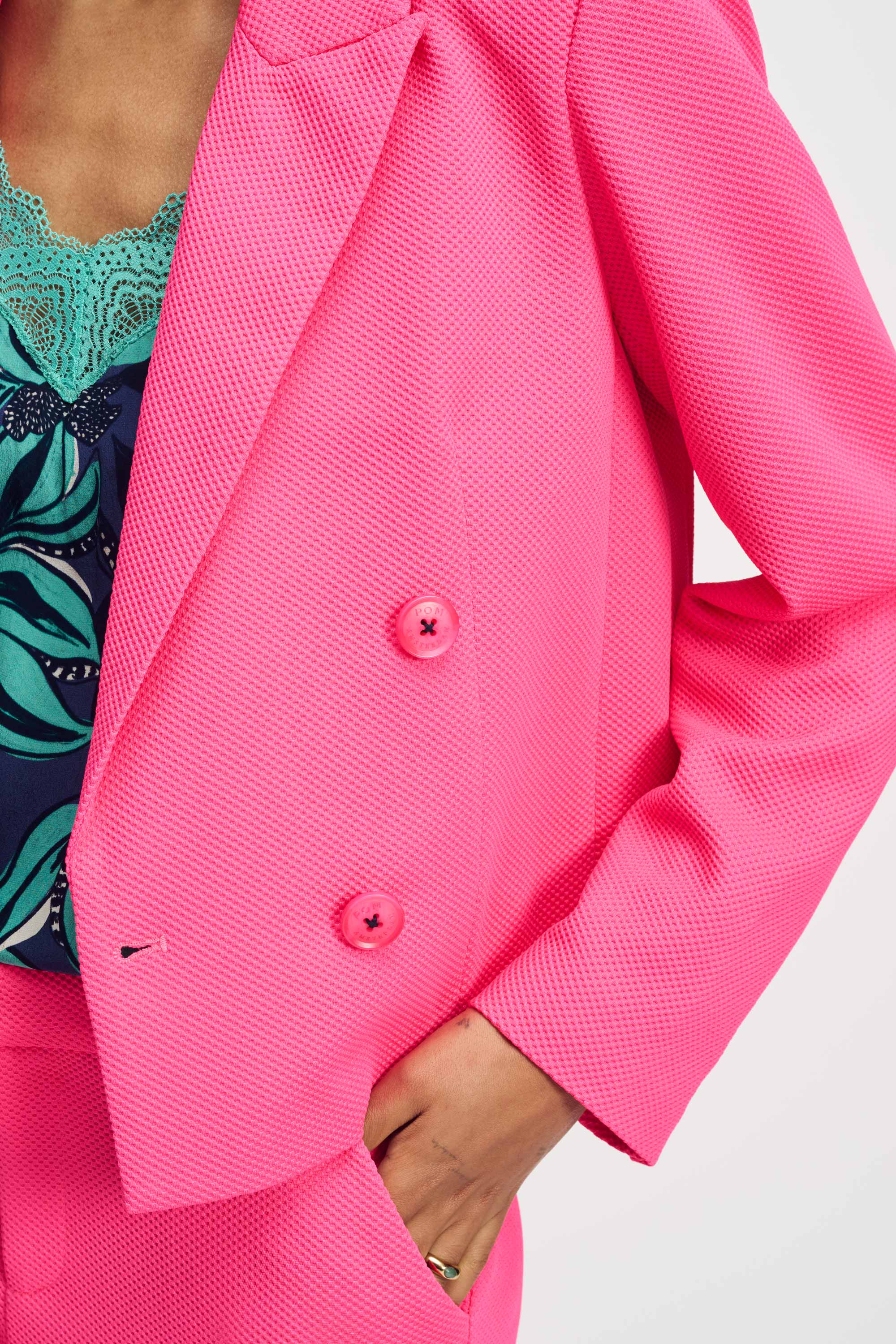 POM Amsterdam Blazers BLAZER - Short Vibrant Pink