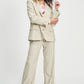 POM Amsterdam Blazers BLAZER - Striped Cream