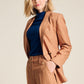 POM Amsterdam Blazers BLAZER - Striped Sugar Brown