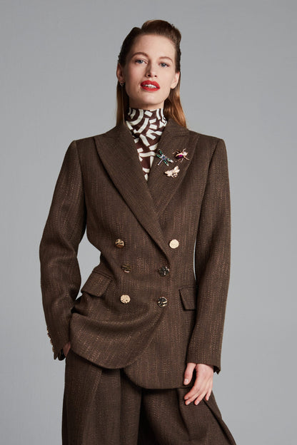 POM Amsterdam Blazers Brown / 34 BLAZER - Winona