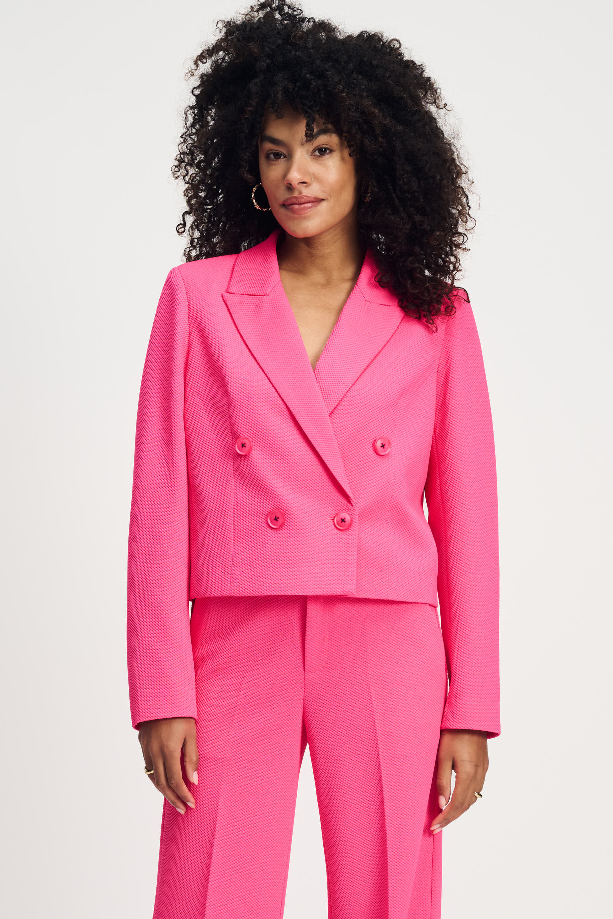 POM Amsterdam Blazers Pink / 34 BLAZER - Short Vibrant Pink