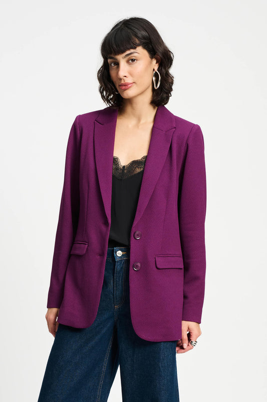 POM Amsterdam Blazers Purple / 34 BLAZER - Chloé Plum