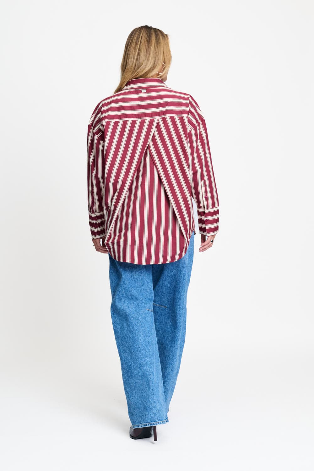 POM Amsterdam Blouses BLOUSE - Beau Ribbon Red