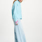 POM Amsterdam Blouses BLOUSE - Blue Sequins Urban Flora