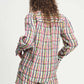POM Amsterdam Blouses BLOUSE - Brushwork Check Linen