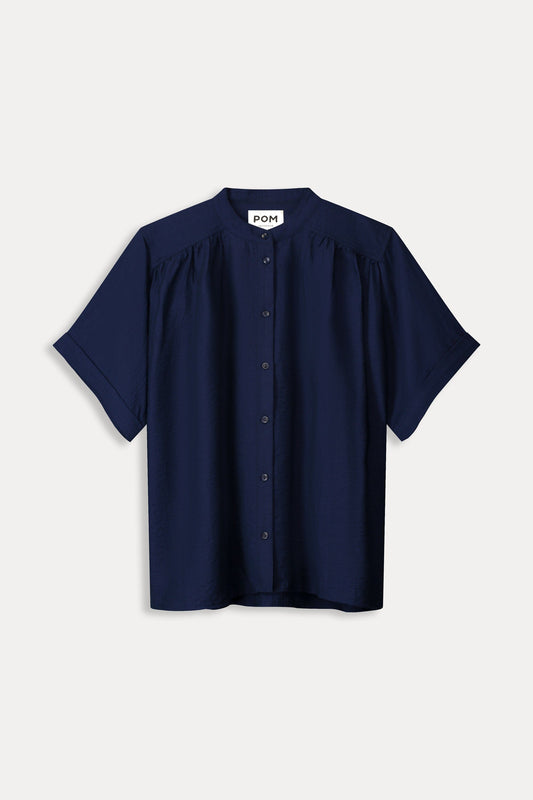 POM Amsterdam Blouses BLOUSE - Deep Dark Blue