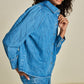 POM Amsterdam Blouses BLOUSE - Denim Rhinestones