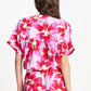 POM Amsterdam Blouses BLOUSE - Fenna Bubble Bloom Lavender