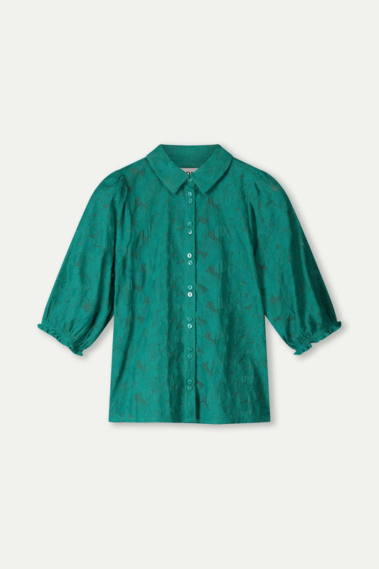 POM Amsterdam Blouses BLOUSE - Fresh Green