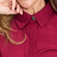 POM Amsterdam Blouses BLOUSE - Ivy Burgundy Red