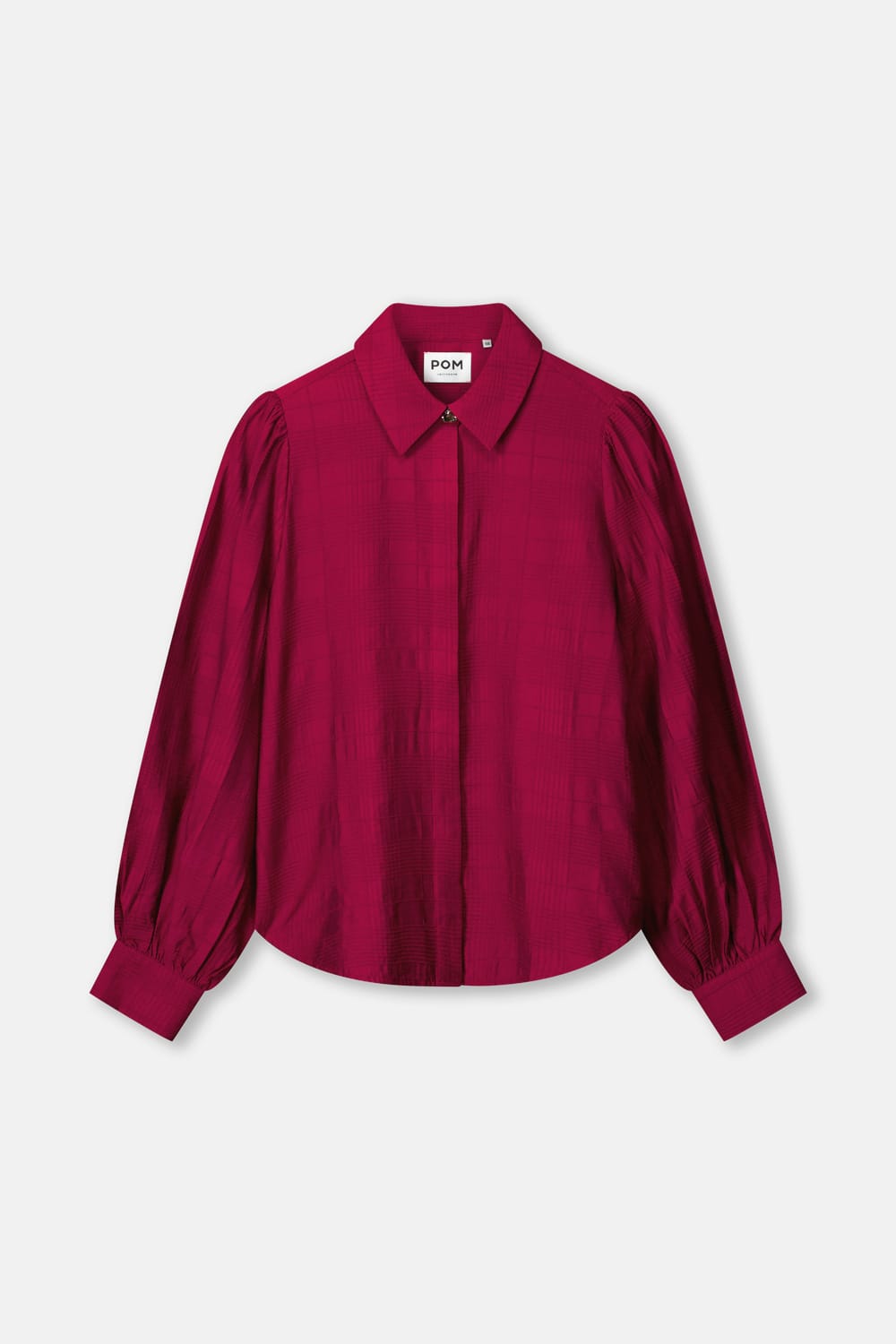 POM Amsterdam Blouses BLOUSE - Ivy Burgundy Red