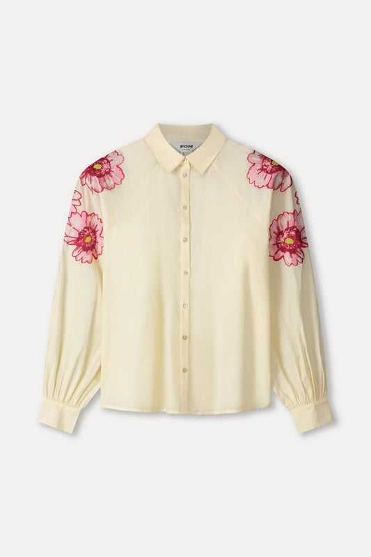 POM Amsterdam Blouses BLOUSE - Lexi Bouquet Cream