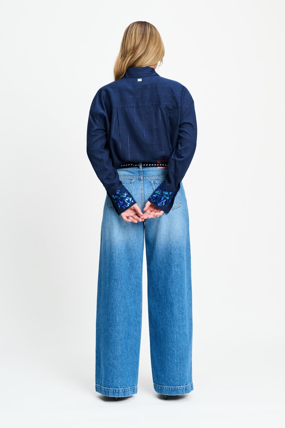 POM Amsterdam Blouses BLOUSE - Lexi Eternal Blue