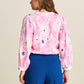 POM Amsterdam Blouses BLOUSE - Lilies Pink