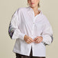 POM Amsterdam Blouses BLOUSE - Maxime Feather White