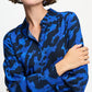 POM Amsterdam Blouses BLOUSE - Mila Animal Eternal Blue