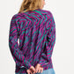 POM Amsterdam Blouses BLOUSE - Mila Animal Purple
