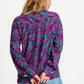 POM Amsterdam Blouses BLOUSE - Mila Animal Purple