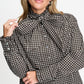 POM Amsterdam Blouses BLOUSE - Noa Check Brown