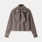 POM Amsterdam Blouses BLOUSE - Noa Check Brown