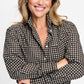 POM Amsterdam Blouses BLOUSE - Noa Check Brown