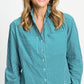 POM Amsterdam Blouses BLOUSE - Noa Teal Green