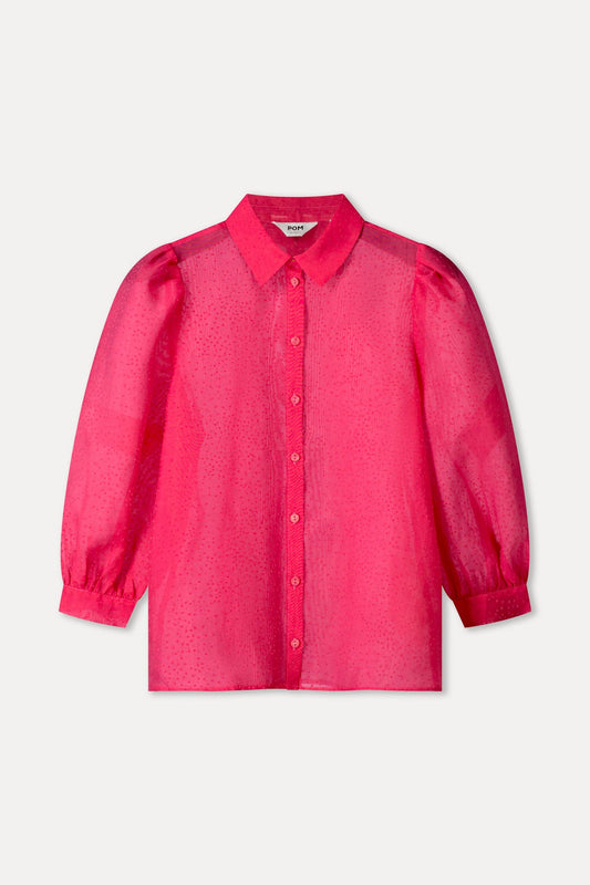 POM Amsterdam Blouses BLOUSE - Raspberry Dots