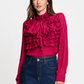 POM Amsterdam Blouses BLOUSE - Valerie Burgundy Red